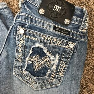 Miss Me cuffed skinny size 23